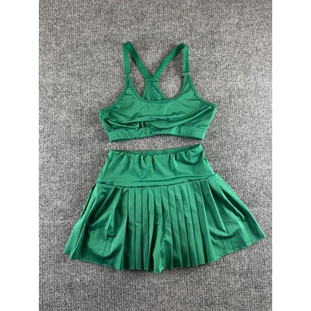 Sports Bra and Tennis Skirt Set